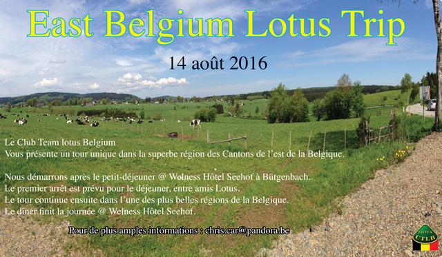 East belgium lotus trip fr