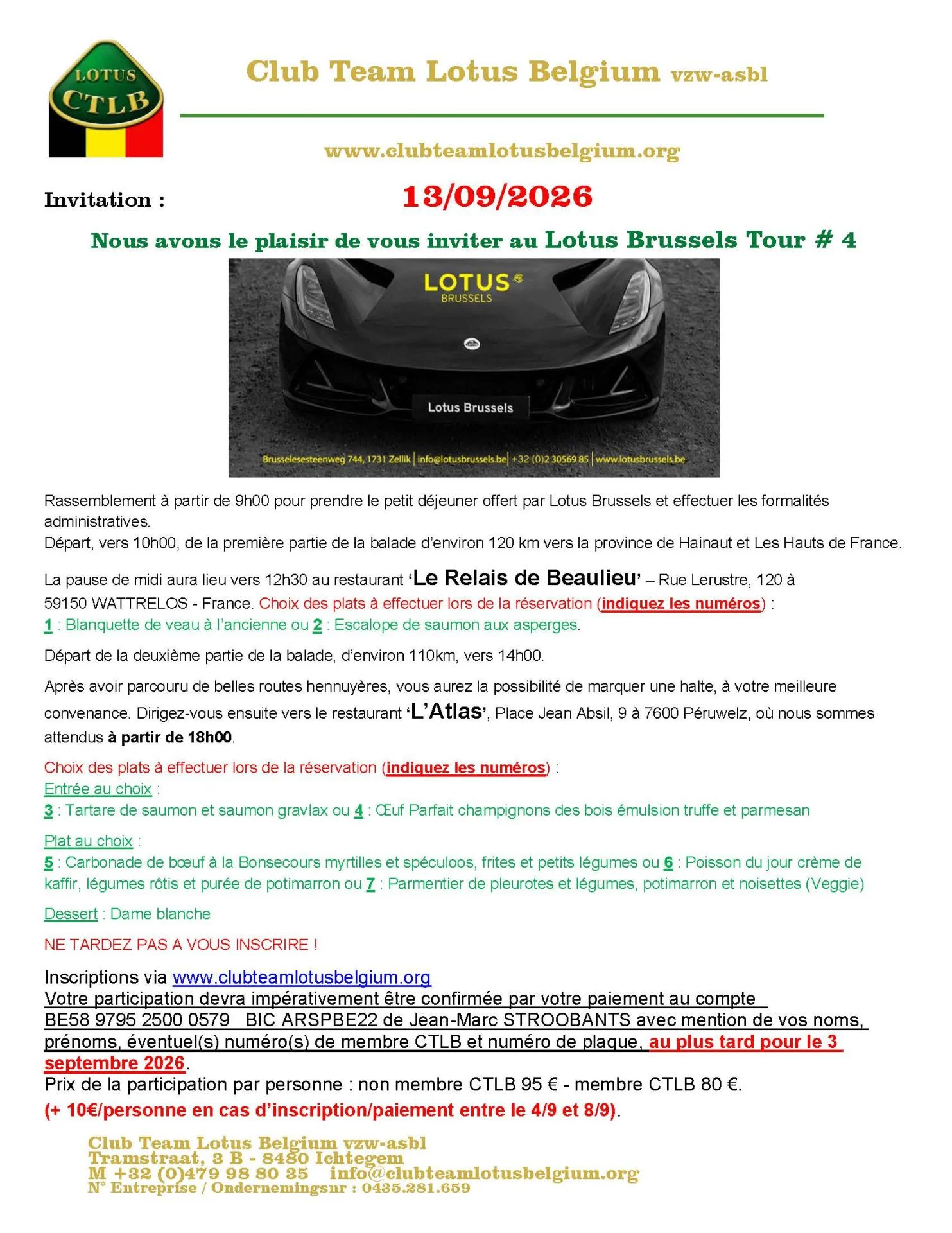 Invitation fleche 2026