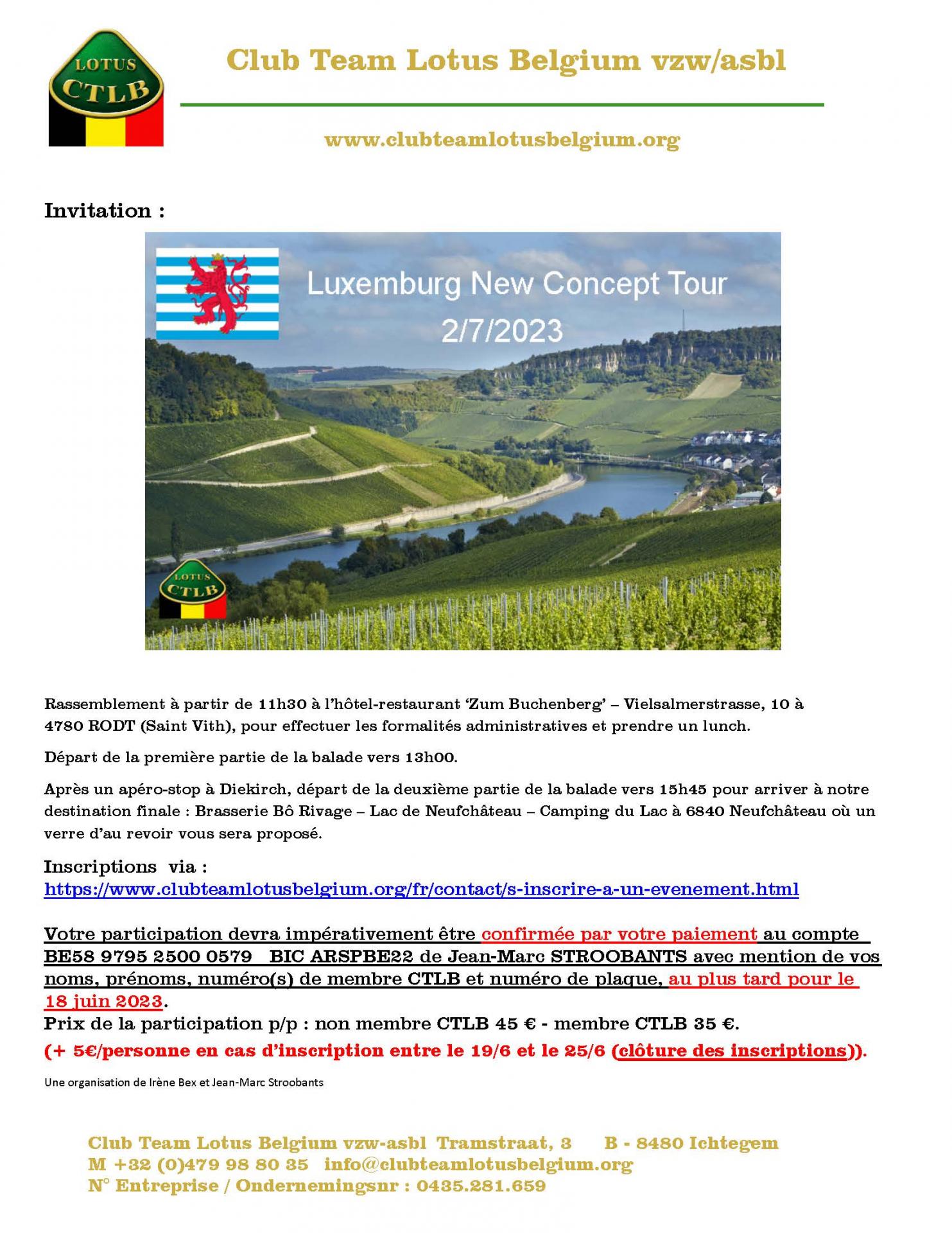 Invitation luxembourg